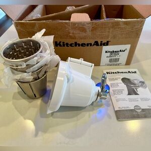 New KitchenAid Rotor Slicer/Shredder and Flex Edge Beater